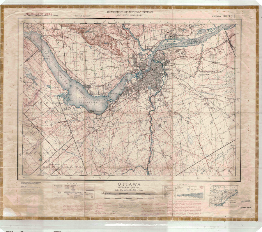 Gatineau Park Topographical Maps